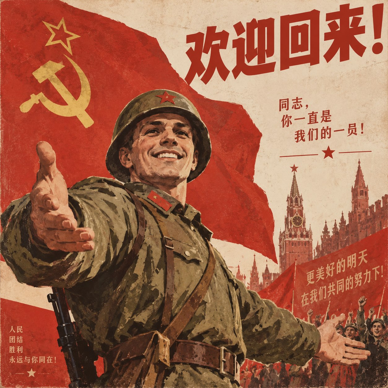 欢迎回来的主题海报